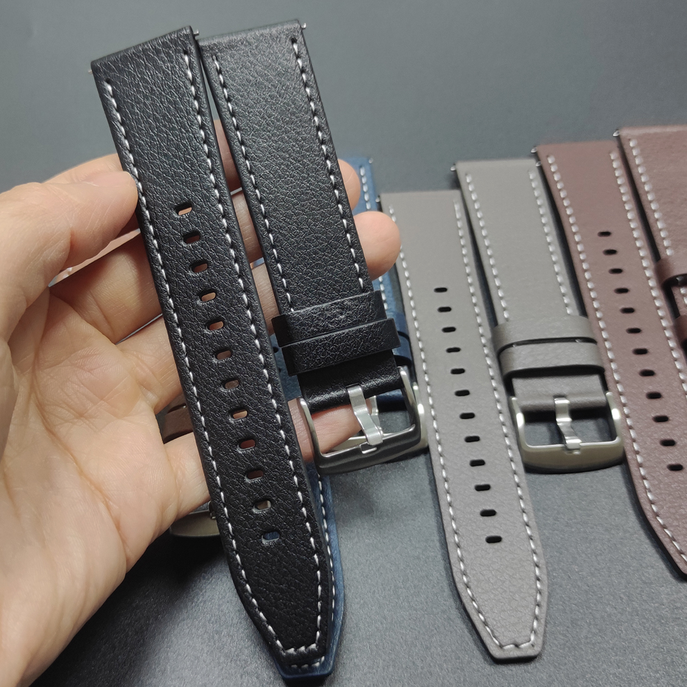 Runners Gear - Leather 20 22mm Watch Strap For