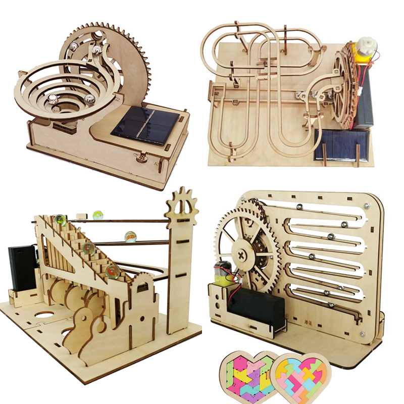 Running Gear Of The Year - 3D Wooden Puzzle DIY Assemble Mechanical