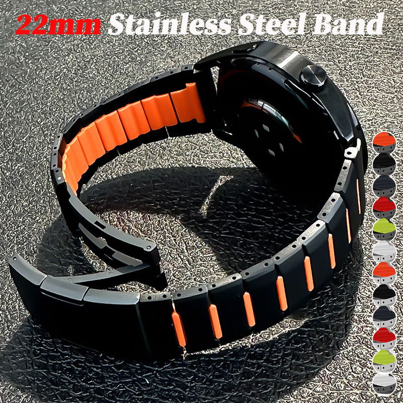 Runners Gear - 22mm Stainless Steel Band for Huawei