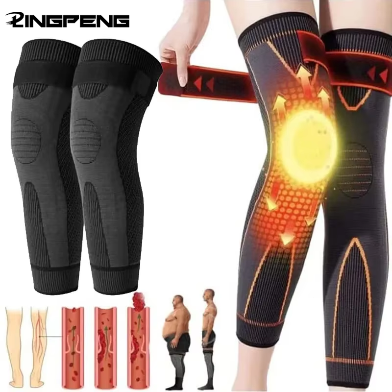 Running Gear Long Sleeve - 1PC Elastic Long Knee Sleeve, Non-Slip
