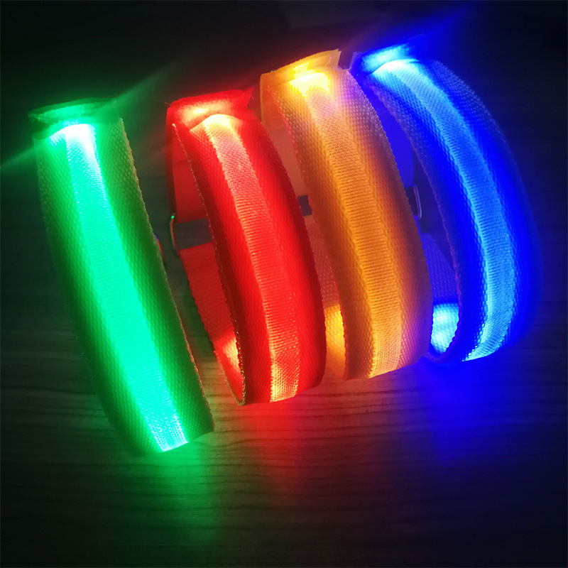 Running Gear Of The Year - LEDLuminous Sports WristbandArmbandSafetyReflectiveFluorescent Gear for Night