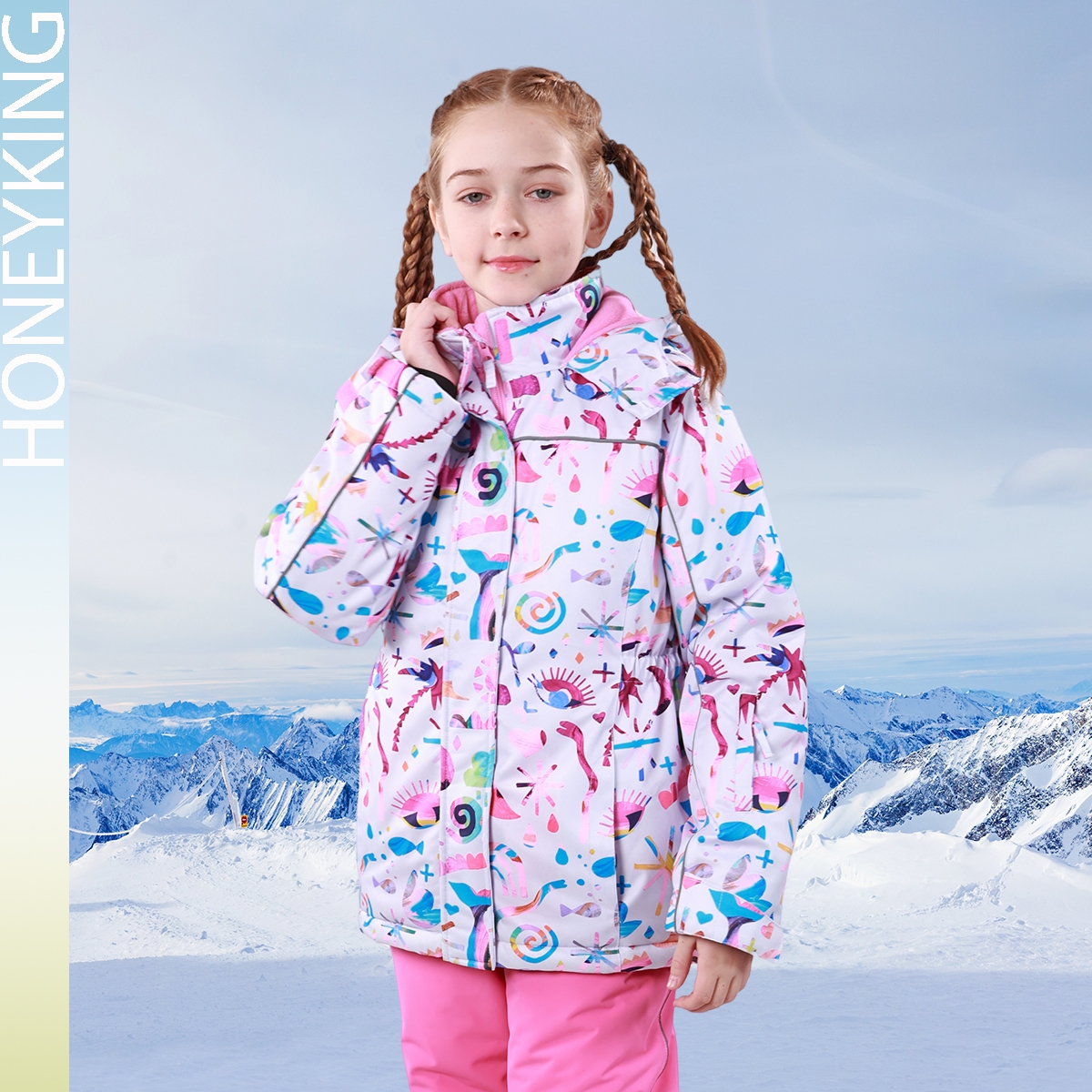 Running Gear Kids - HONEYKING Kids Ski Outwear Winter Warm
