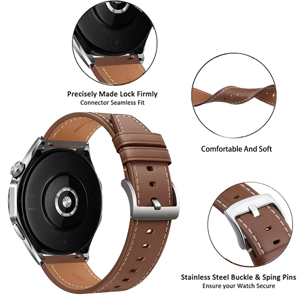 Leather 20 22mm Watch Strap Fo - Runners Gear recension och pris