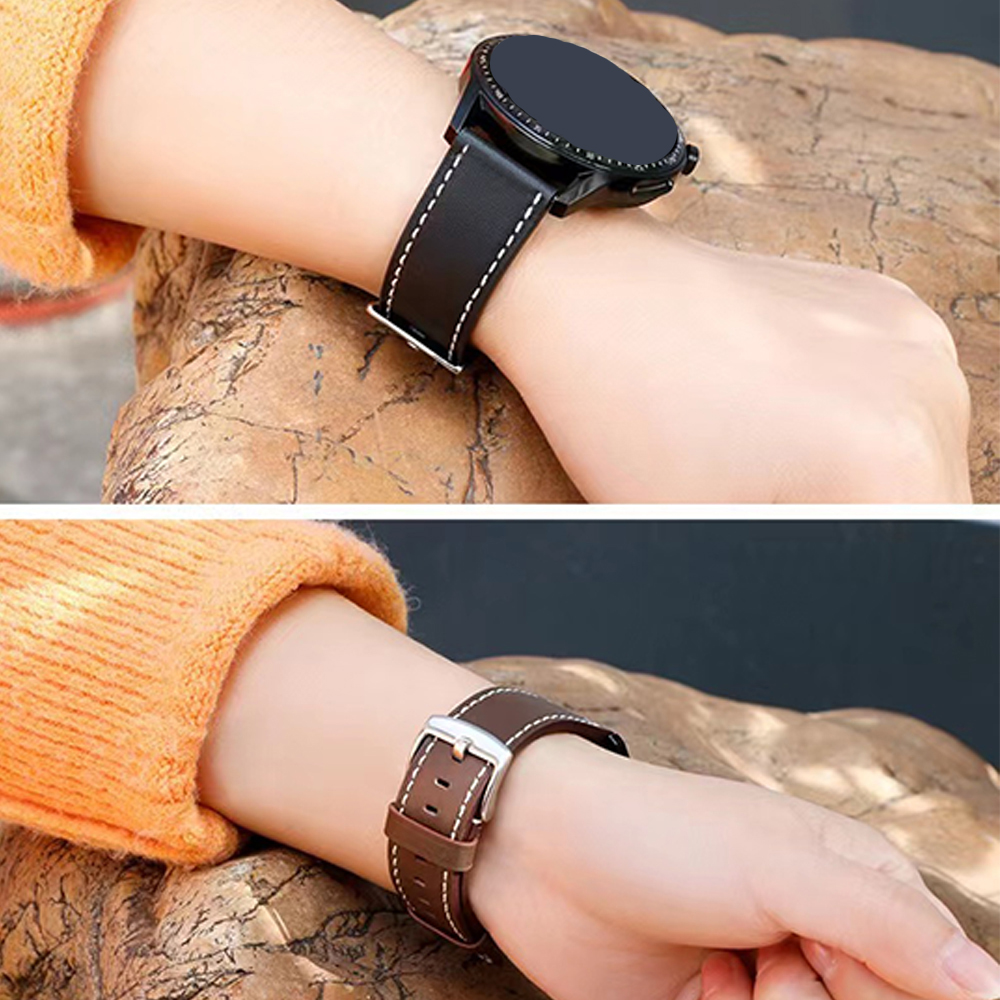 Leather 20 22mm Watch Strap Fo - Runners Gear recension och pris