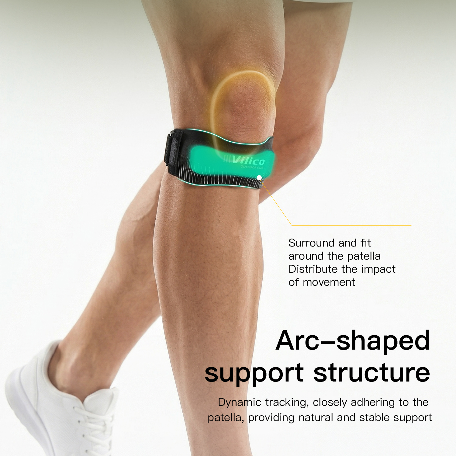 1PC Copper Knee Brace for Arth - Knee Support Brace recension och pris