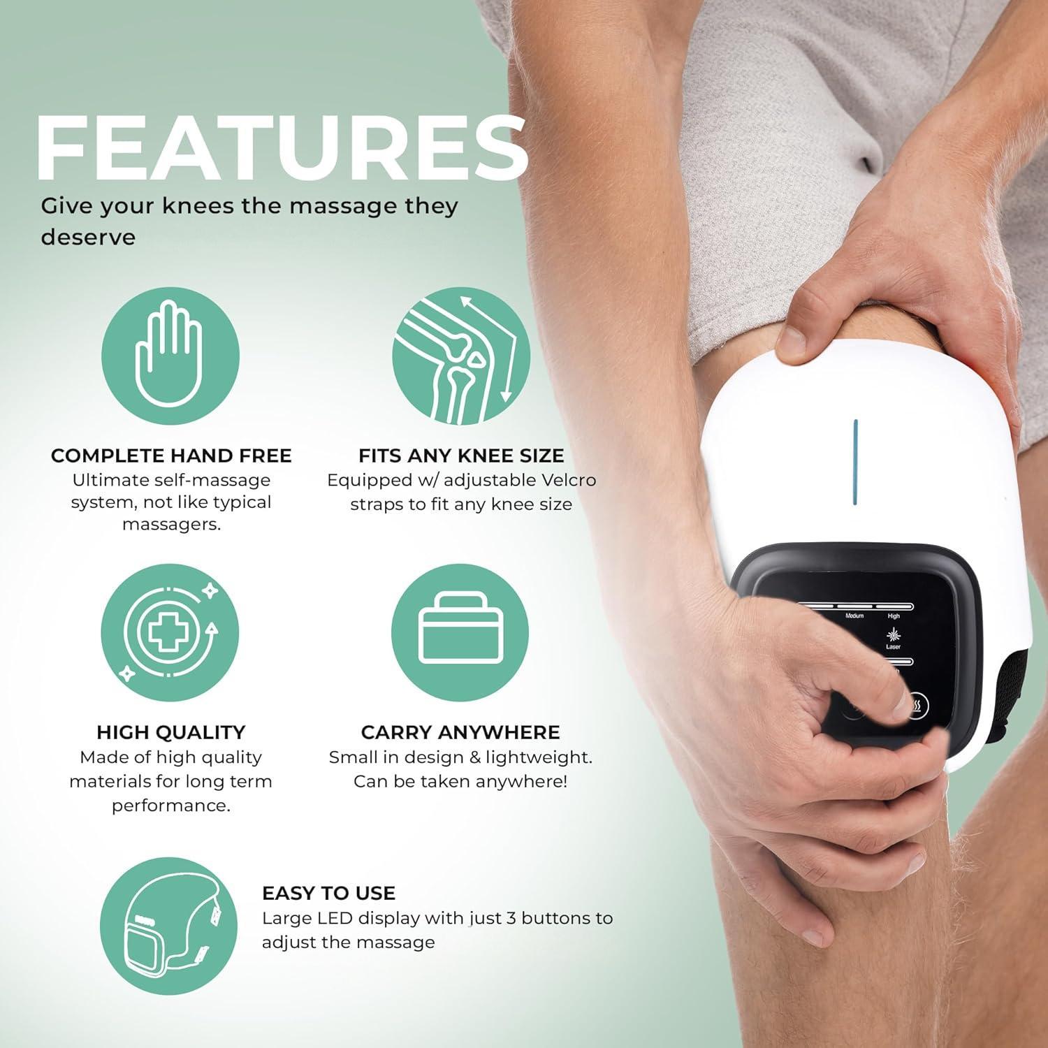 Cordless Knee Massager Knee Br - Knee Support Brace recension och pris
