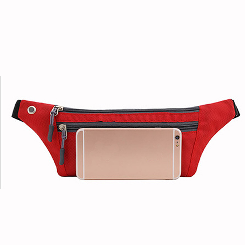Casual Men Waist Bag Nylon Che - Running Gear Phone recension och pris