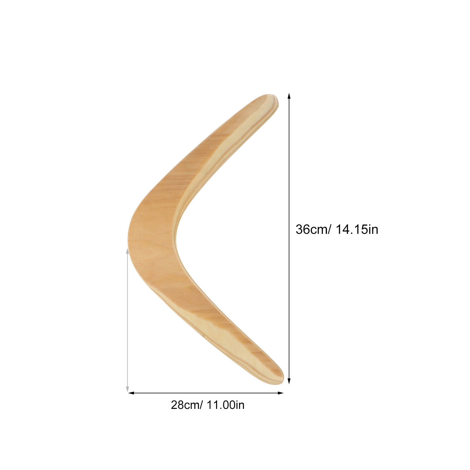 1Pcs Boomerang Wooden Outdoor  - Running Gear Kids recension och pris