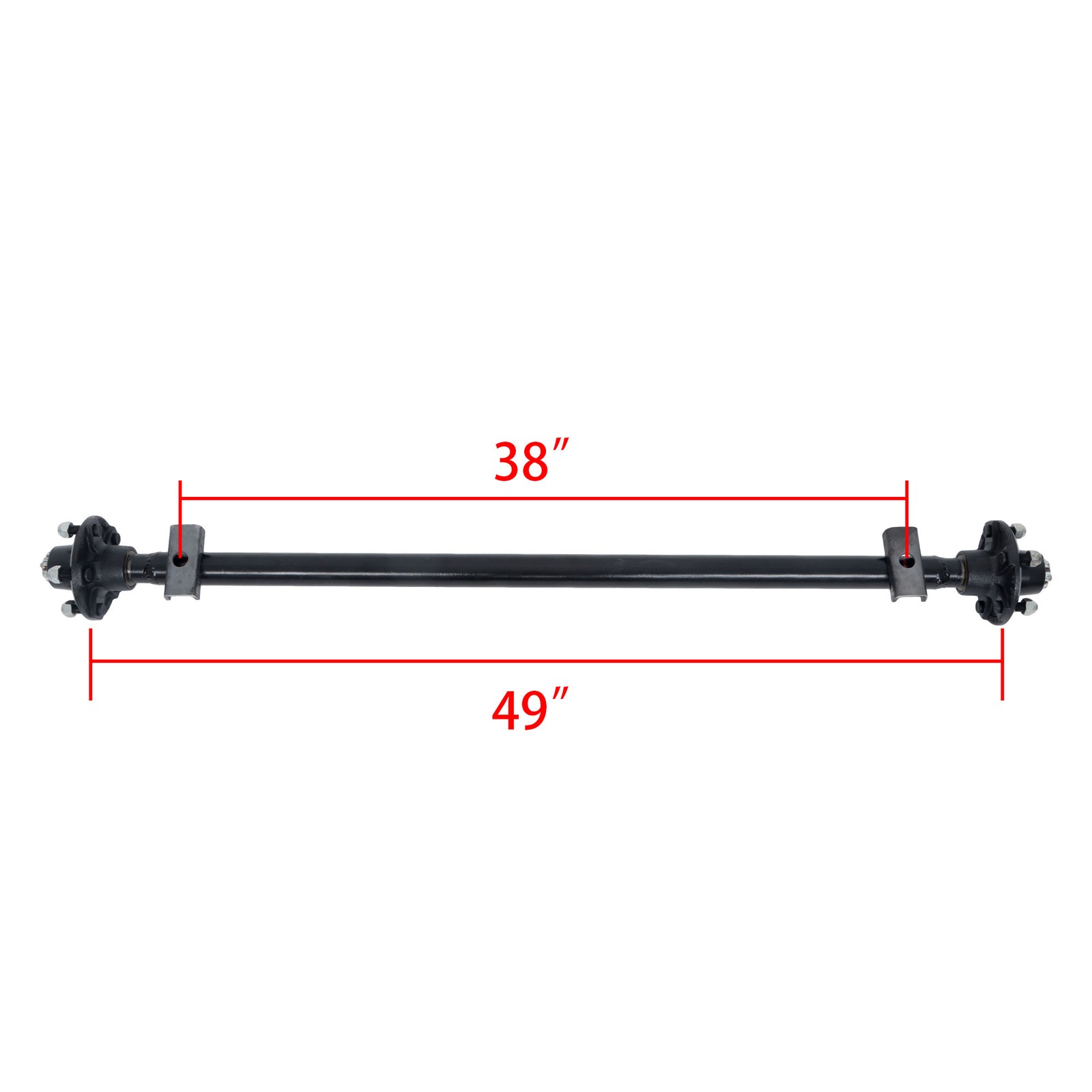 2000lb Trailer Axle 5 lug-4.5' - Running Gear Of The Year recension och pris