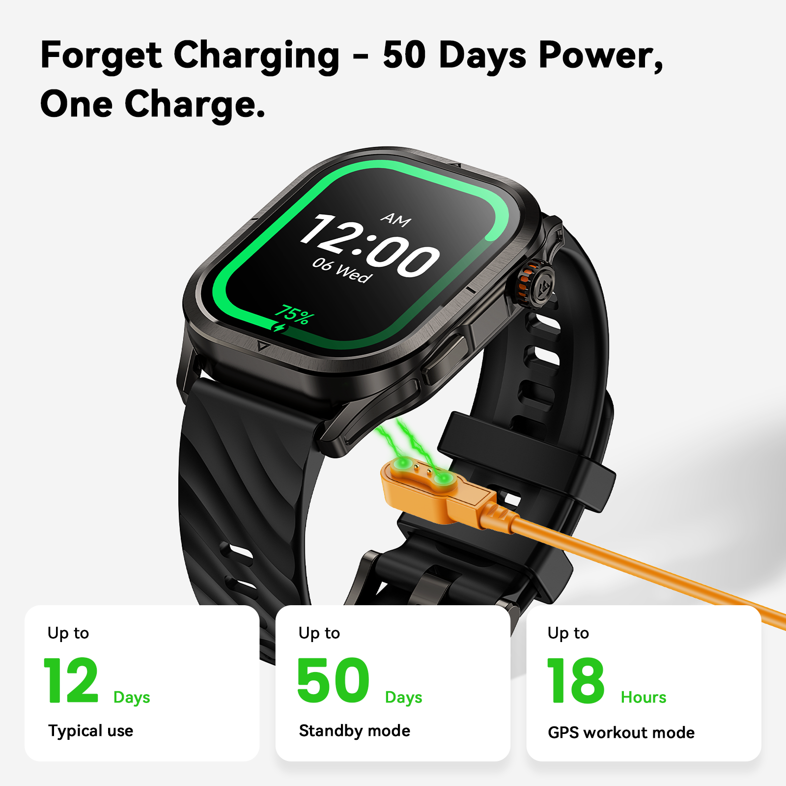 KOSPET MAGIC P10 Smart Watch F - Energy Gel Pack recension och pris