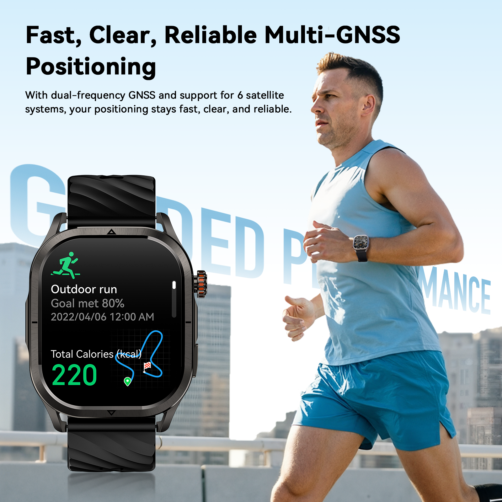 KOSPET MAGIC P10 Smart Watch F - Energy Gel Pack recension och pris