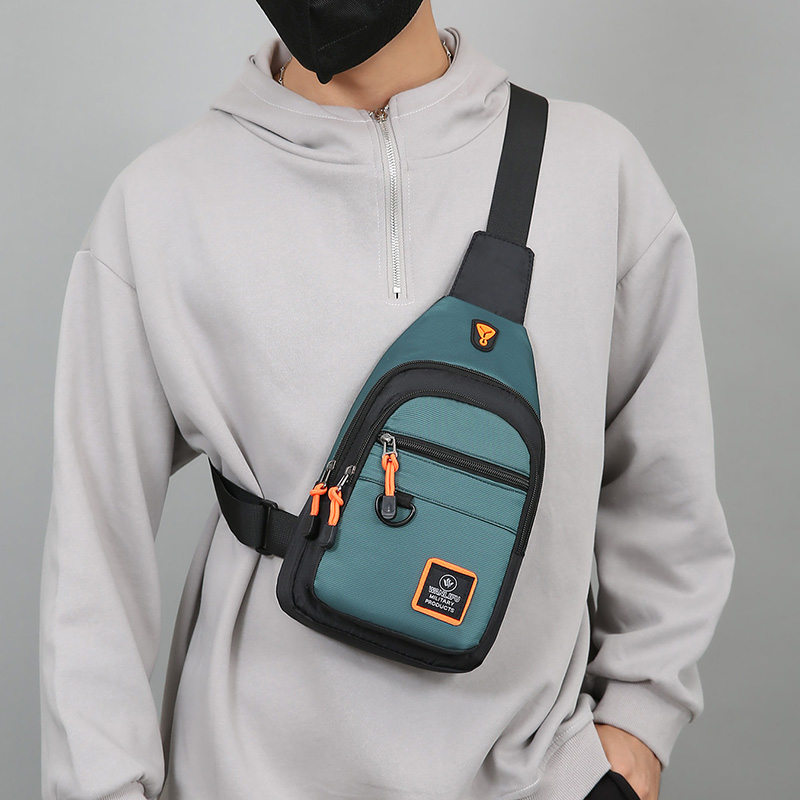 Casual Men Chest Bag Nylon Sma - Running Gear Phone recension och pris