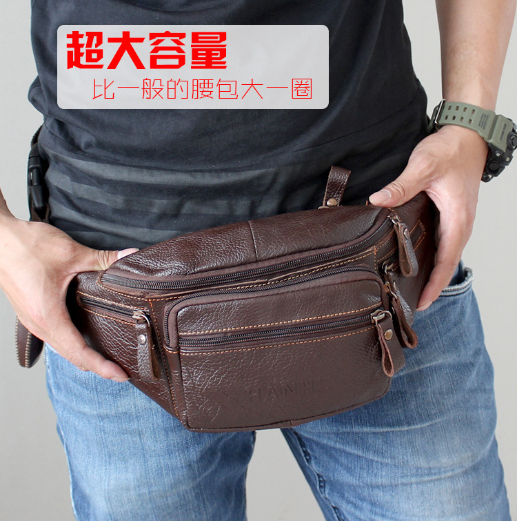 Genuine Cowhide Leather Waist  - Running Gear Phone recension och pris