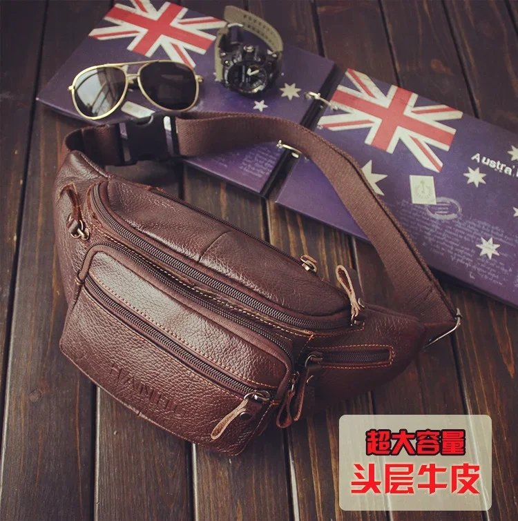 Genuine Cowhide Leather Waist  - Running Gear Phone recension och pris