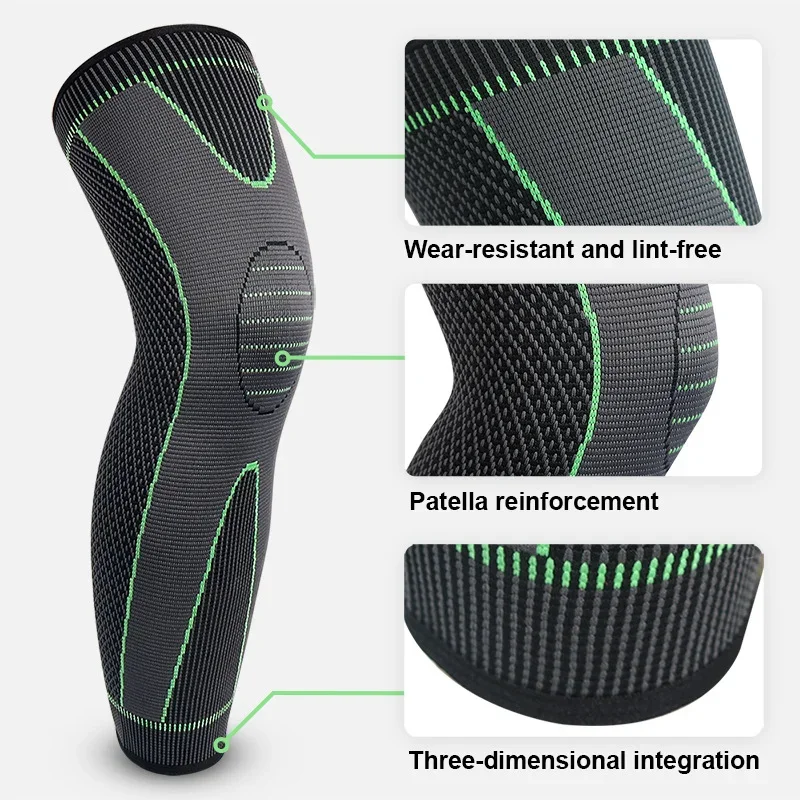 1PC Elastic Long Knee Sleeve,  - Running Gear Long Sleeve recension och pris