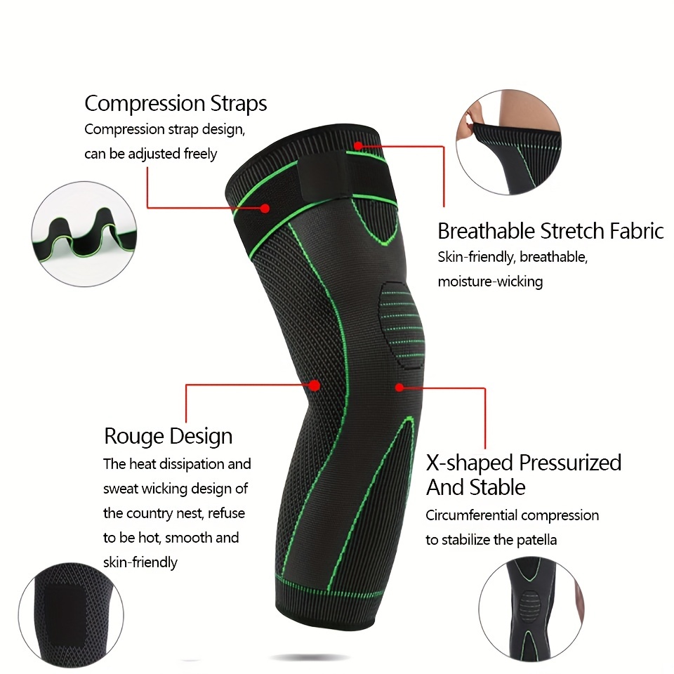 1PC Elastic Long Knee Sleeve,  - Running Gear Long Sleeve recension och pris