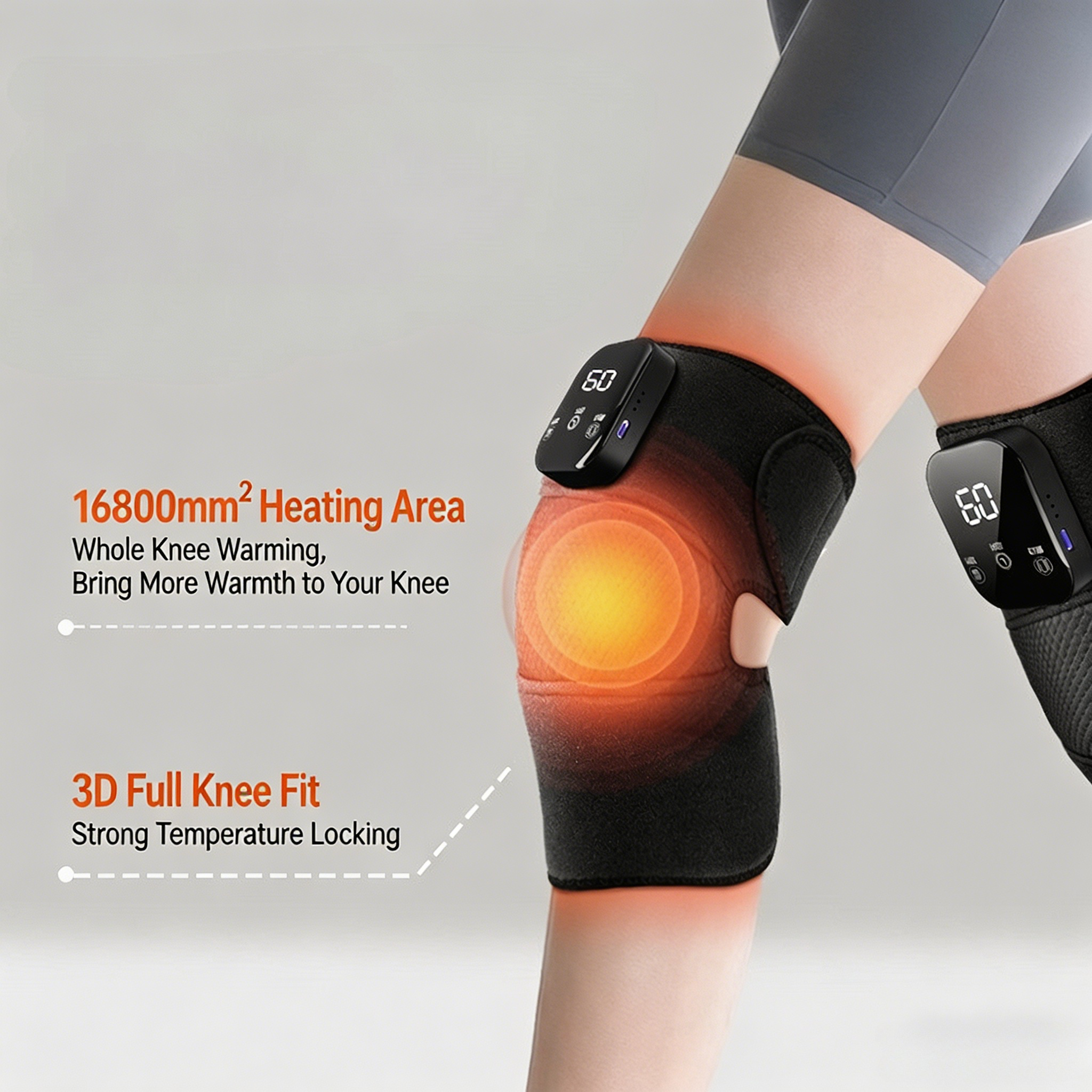 Lenovo Electric Heating Knee B - Knee Support Brace recension och pris