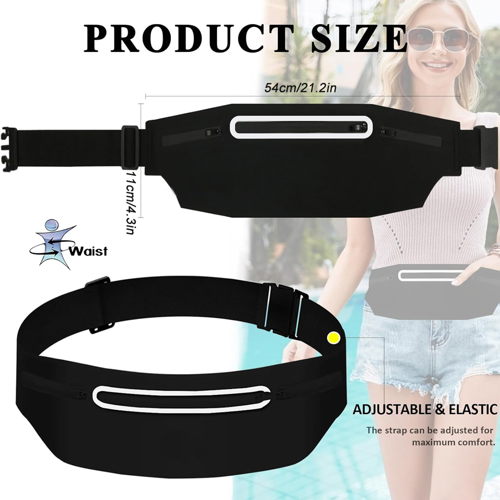 1PCS Slim Running Belt Fanny P - Runners Gear recension och pris