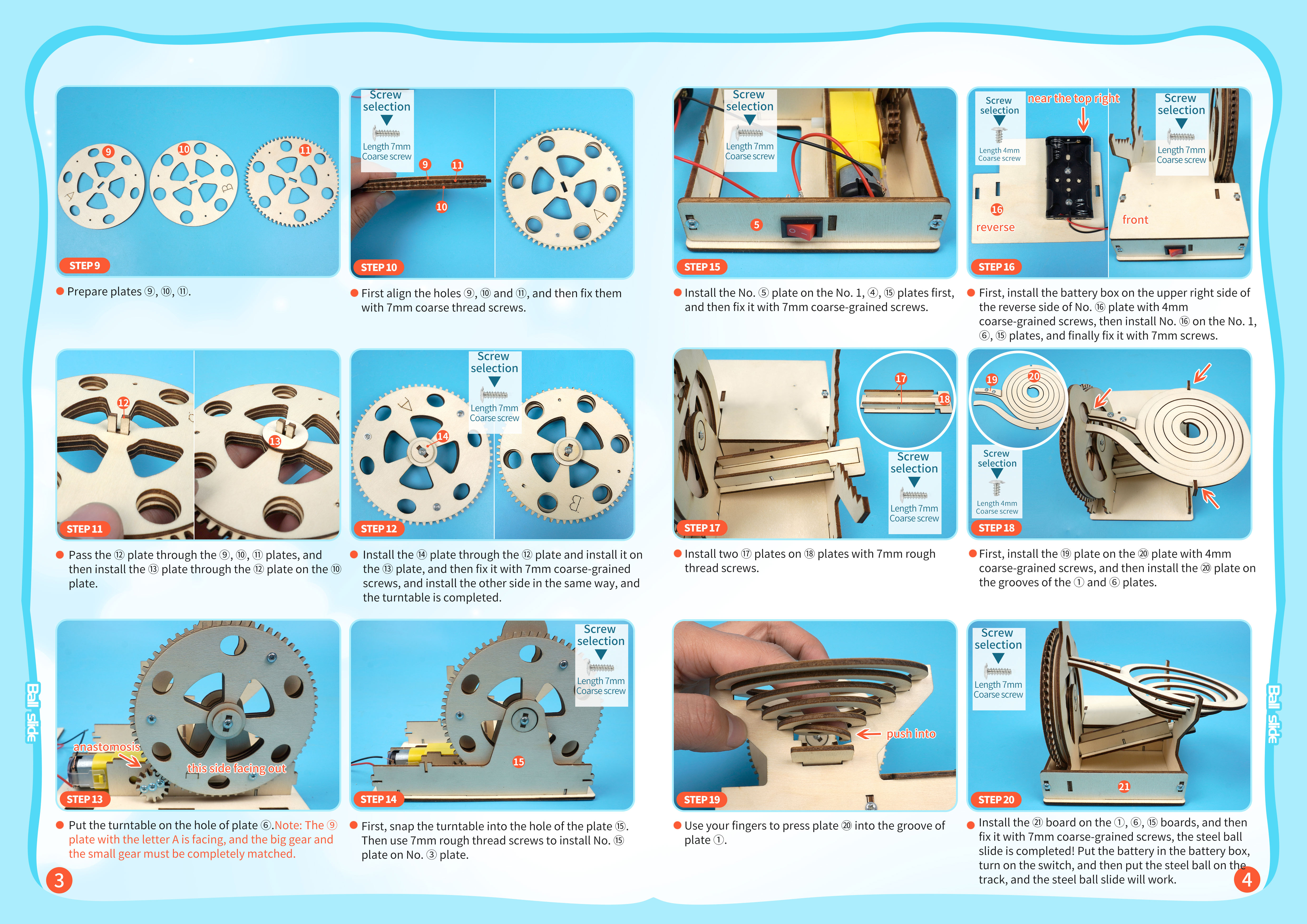DIY Assemble Mechanical Marble - Running Gear Of The Year recension och pris