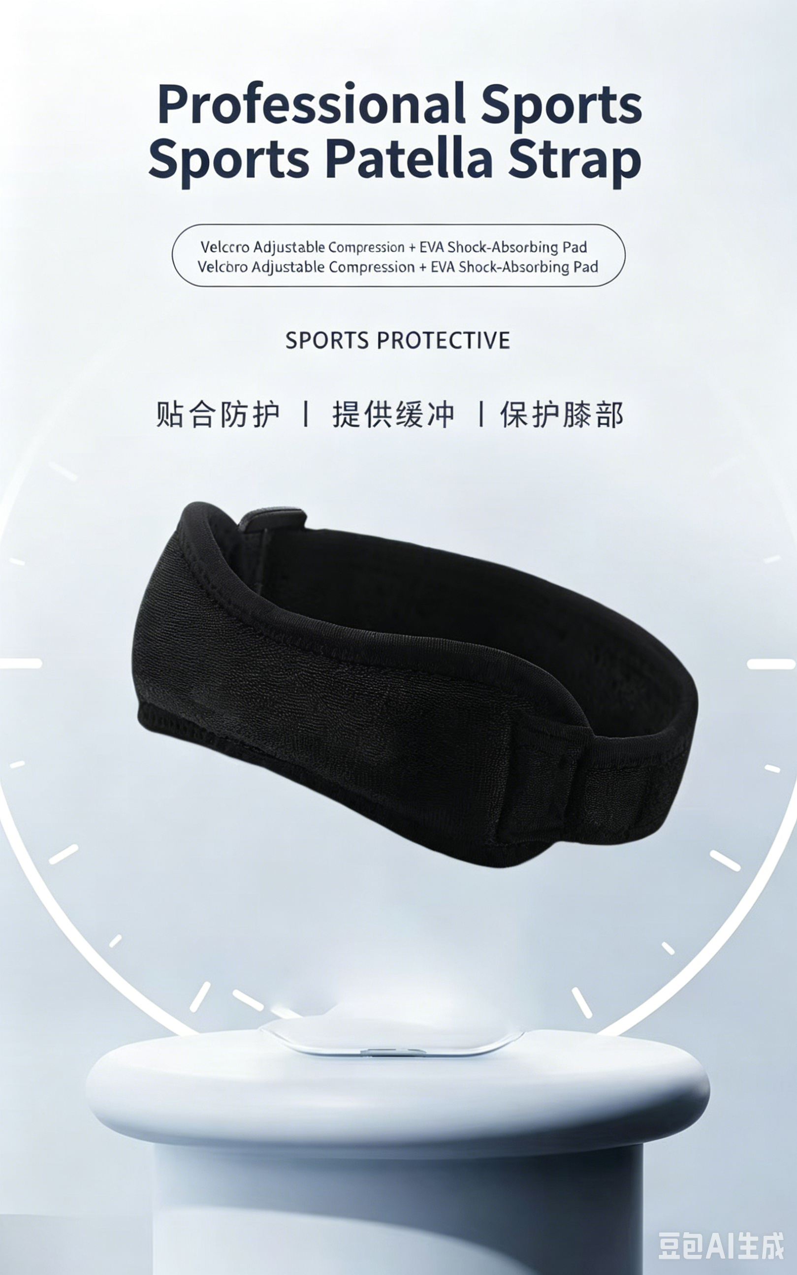 1Pc Compression Knee Protector - Knee Support Brace recension och pris