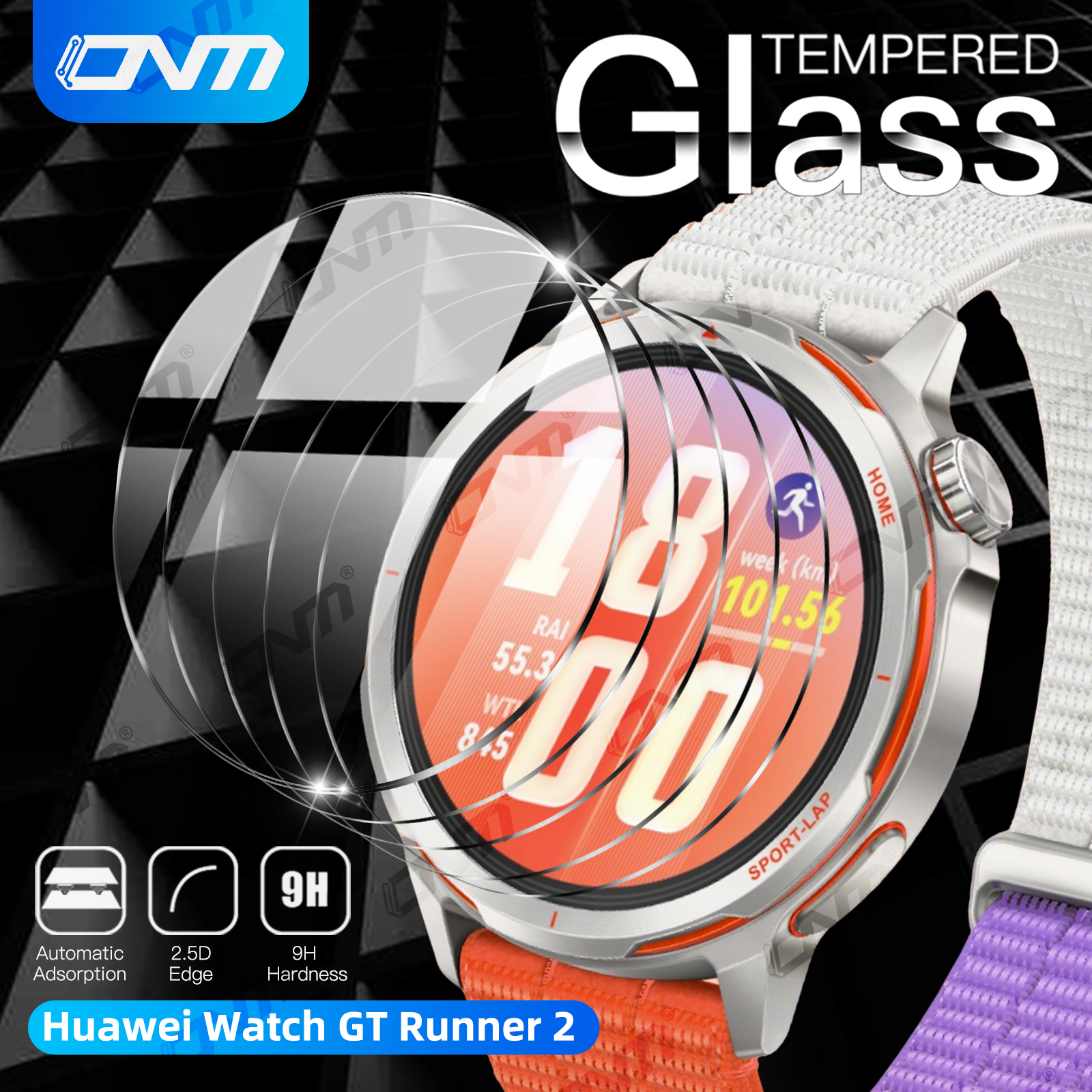 9H Tempered Glass For Huawei W - Runners Gear recension och pris