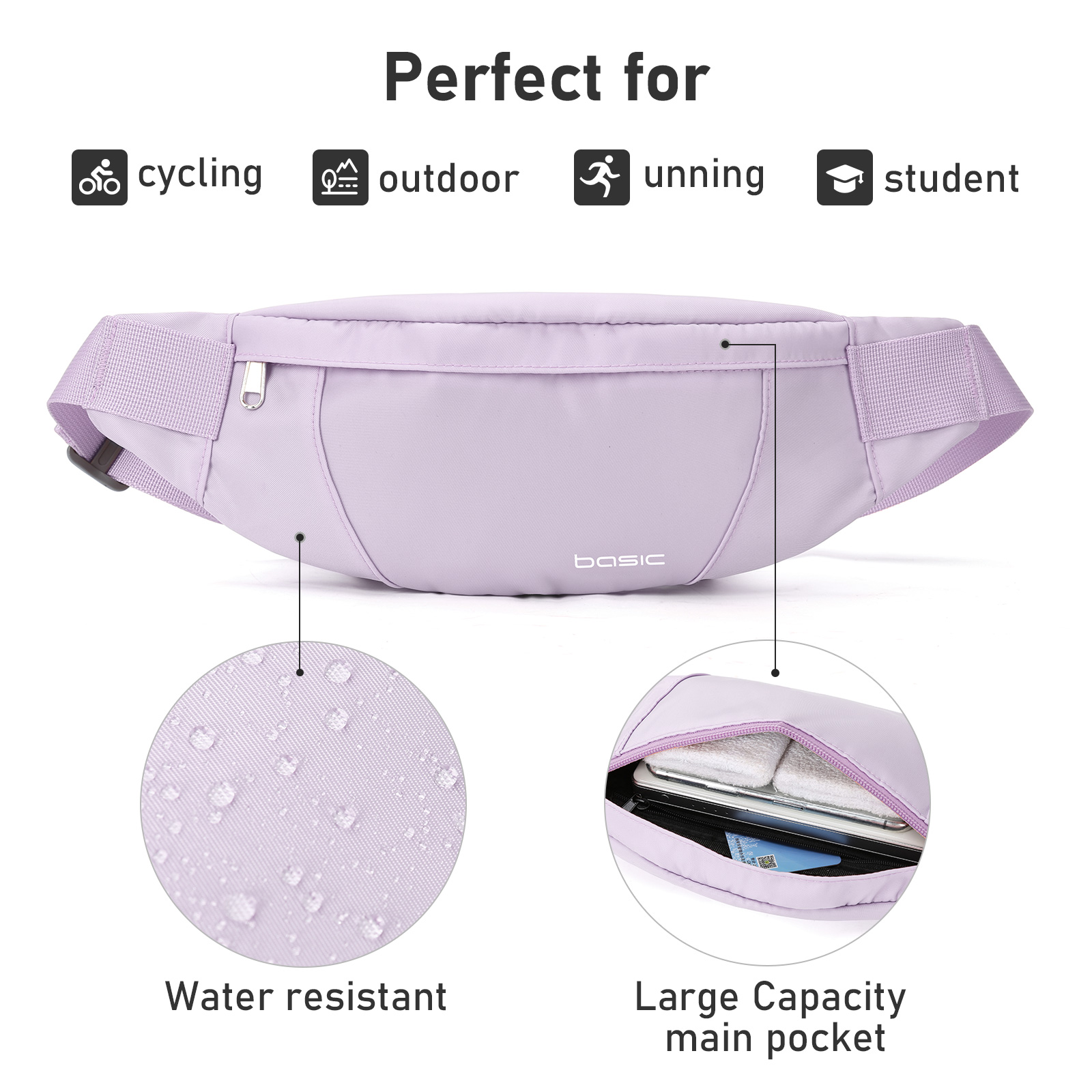 Fashion Running Waist Bag Wate - Running Gear Phone recension och pris
