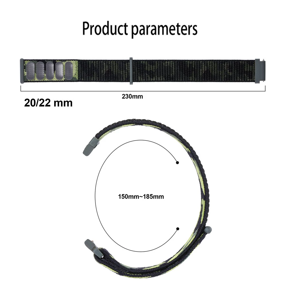 20mm 22mm Nylon Loop Strap For - Runners Gear recension och pris